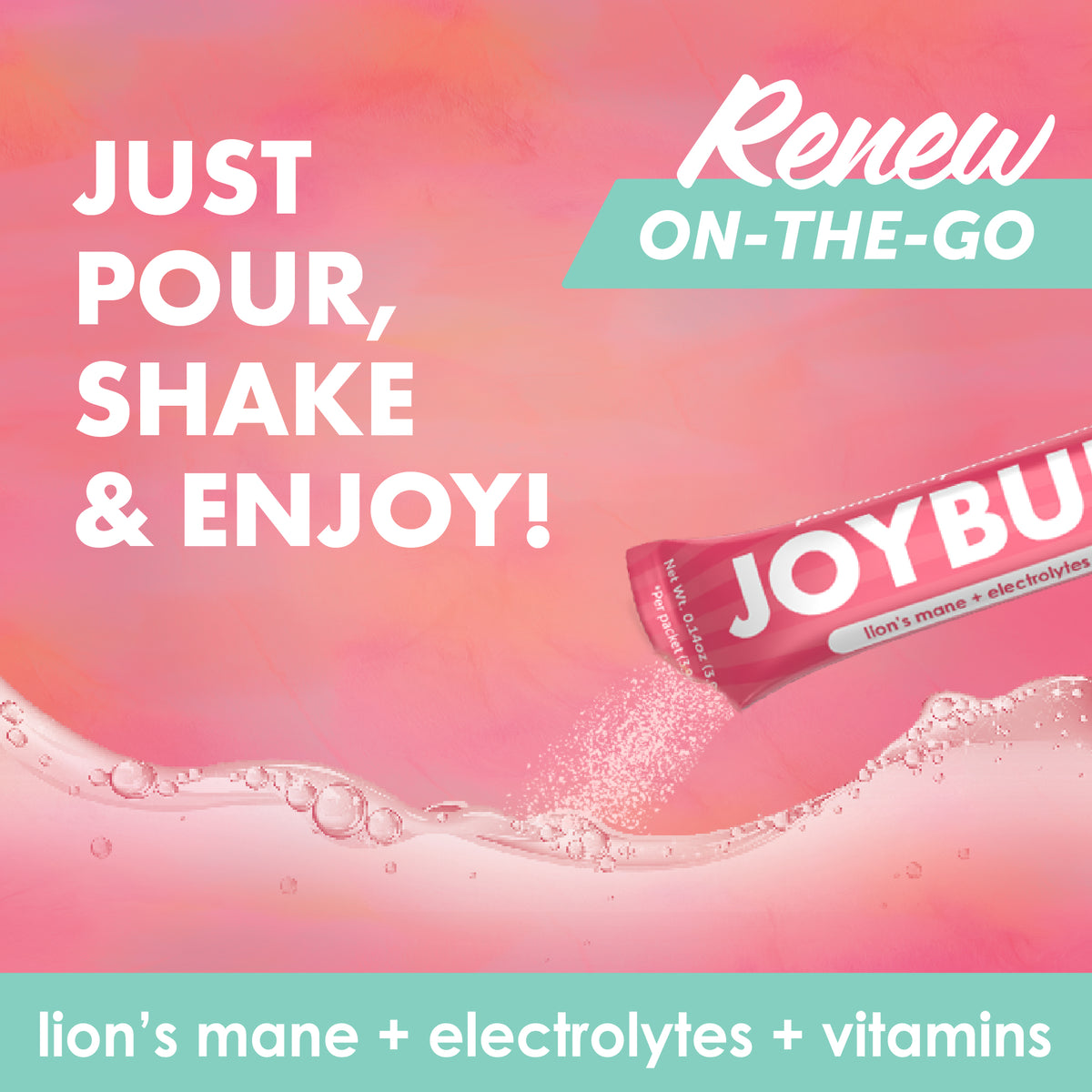 NEW! Joyburst Hydration Stick Packs - Variety