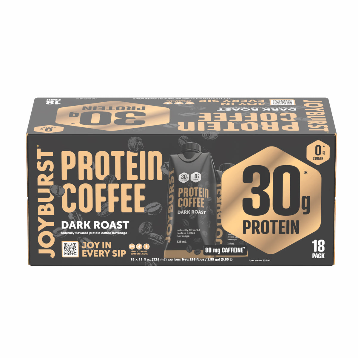 NEW! Joyburst Protein Coffee Dark Roast