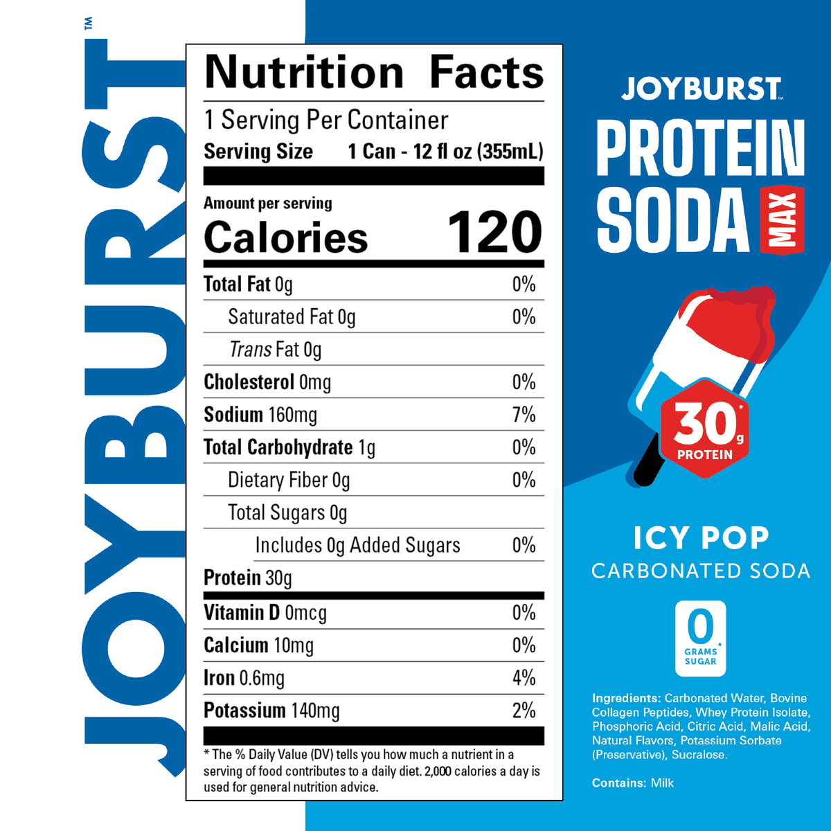 NEW! Joyburst Protein Soda MAX 30g