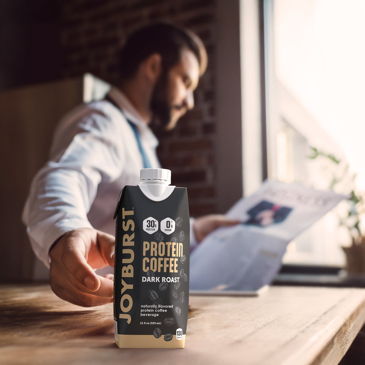 NEW! Joyburst Protein Coffee Dark Roast