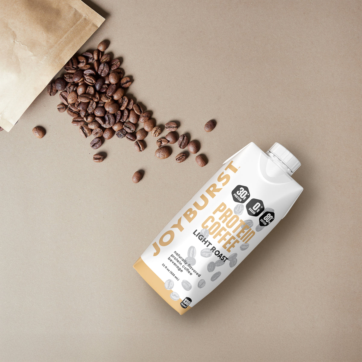 NEW! Joyburst Protein Coffee Light Roast 12 Pack