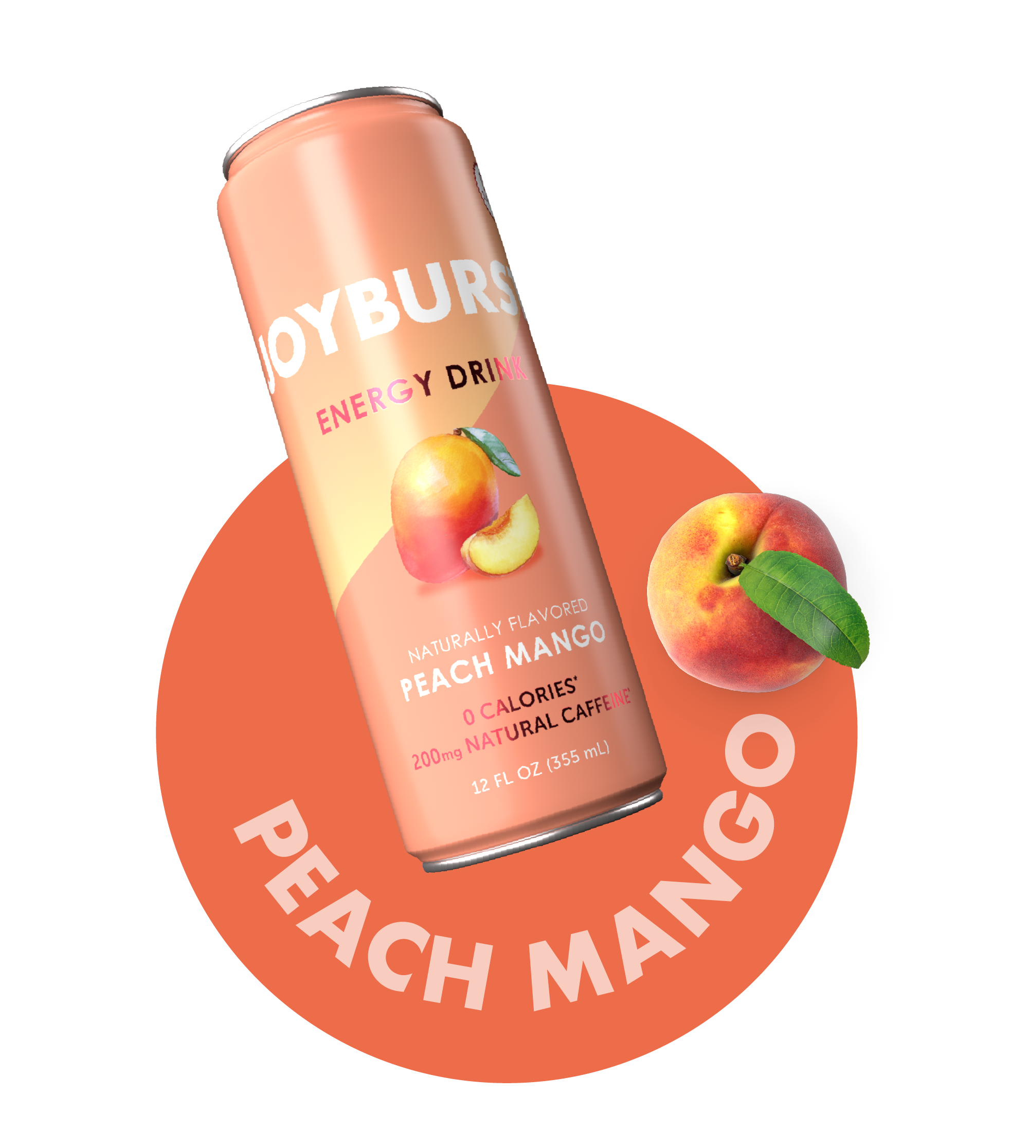Joyburst Energy Drink Peach Mango
