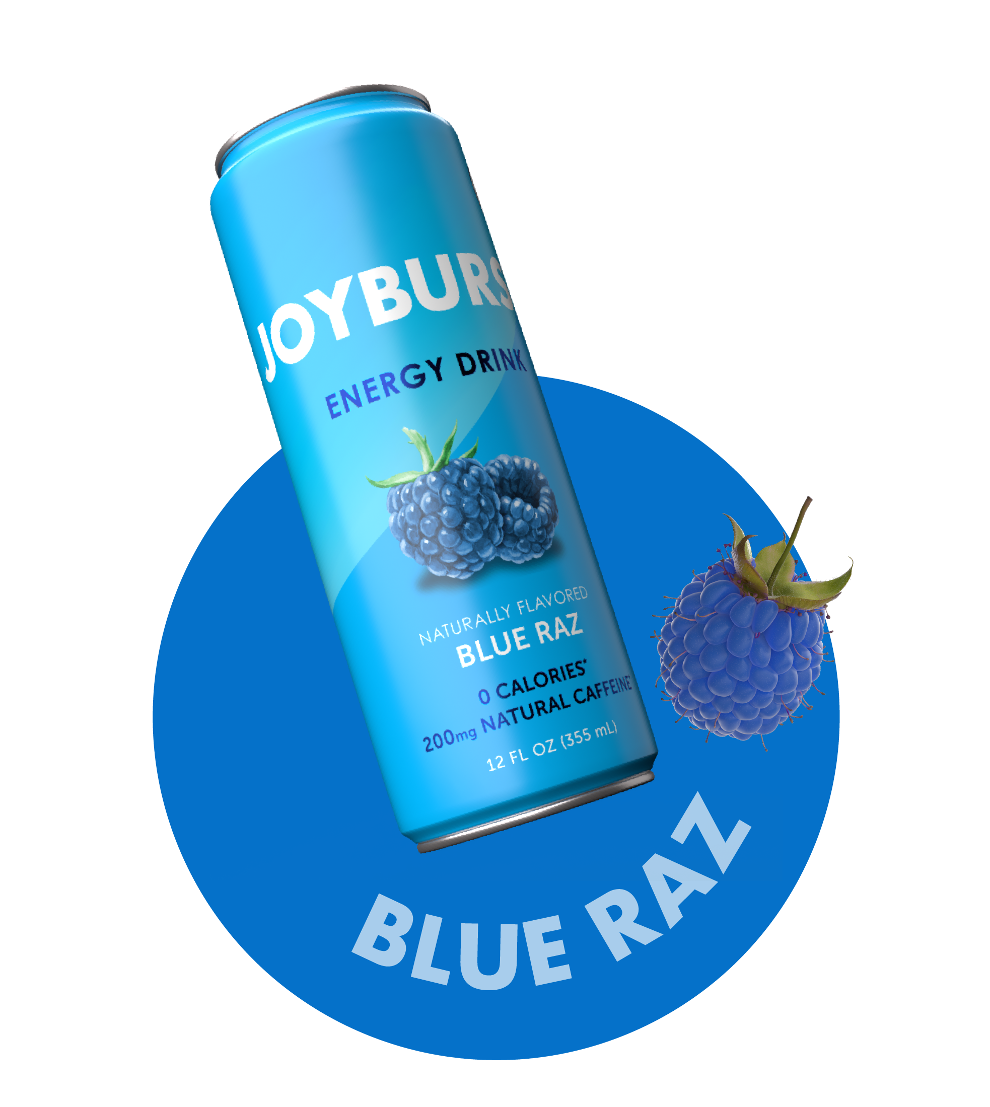Joyburst Energy Drink Blue Raz - 12 pack