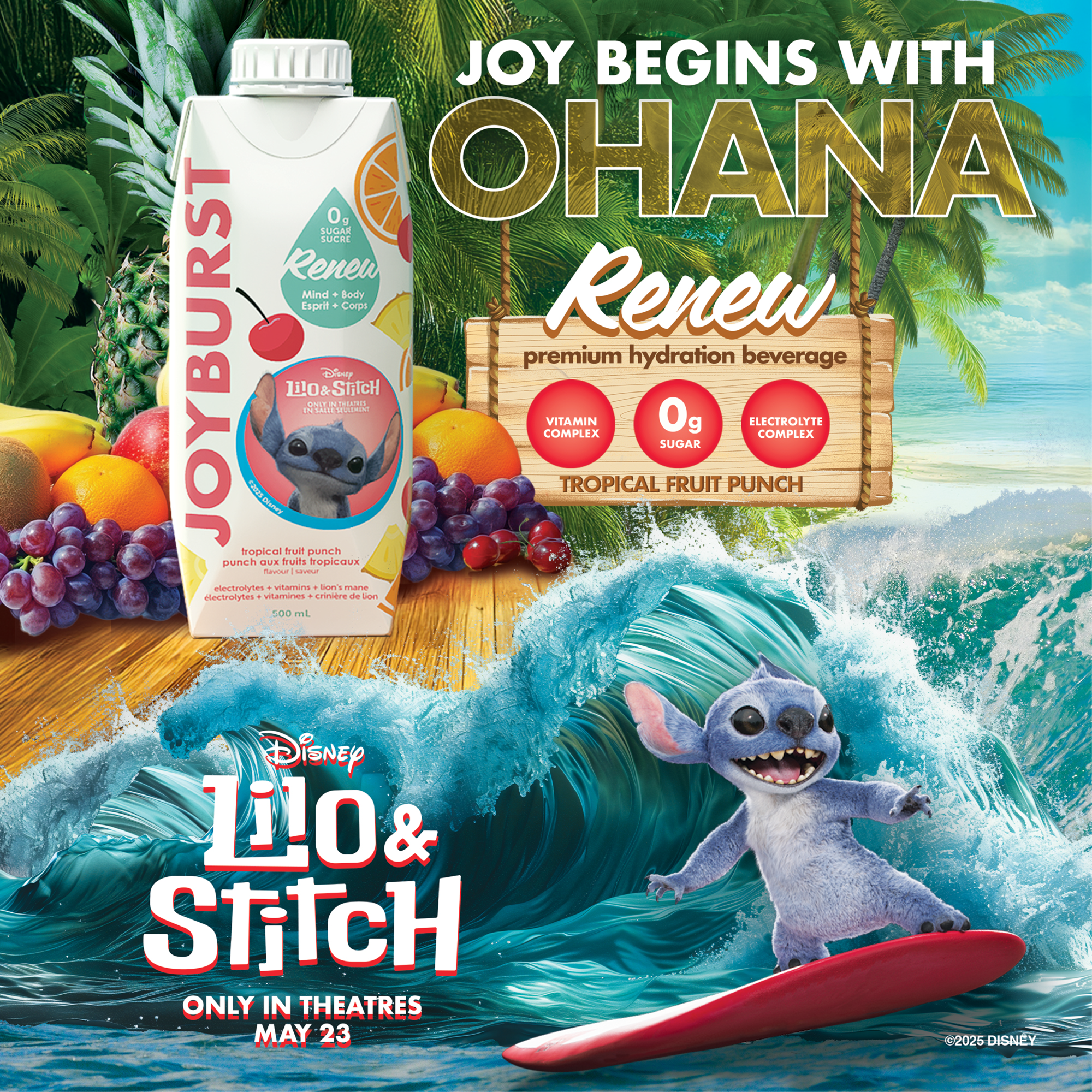 Joyburst Hydration Tropical Fruit Punch