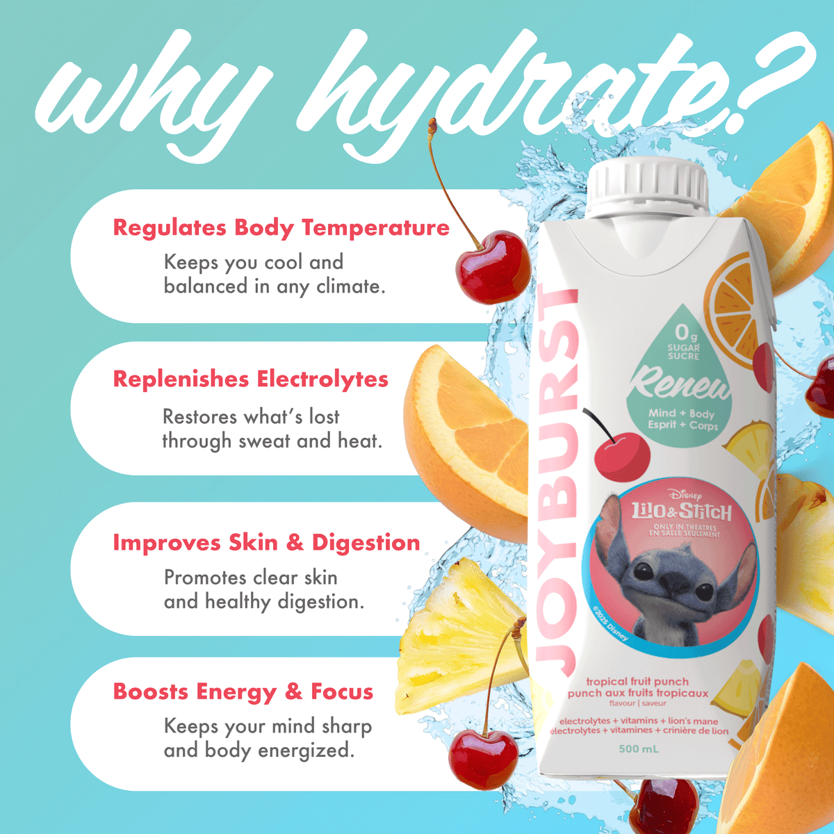 Joyburst Hydration Tropical Fruit Punch