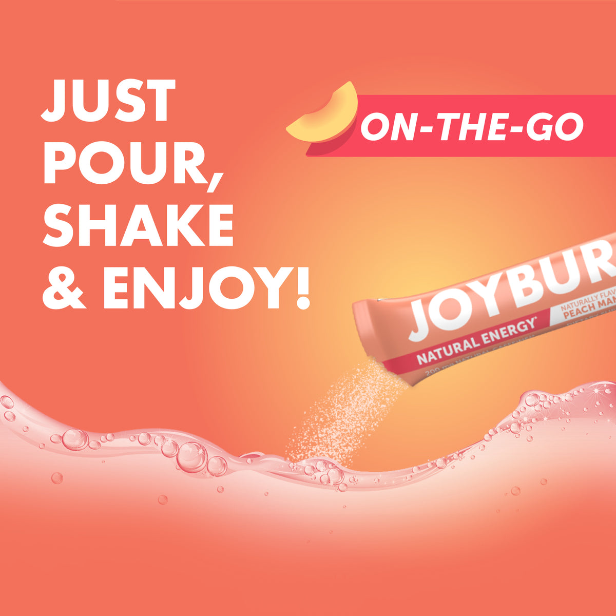 Joyburst Energy Stick - Peach Mango