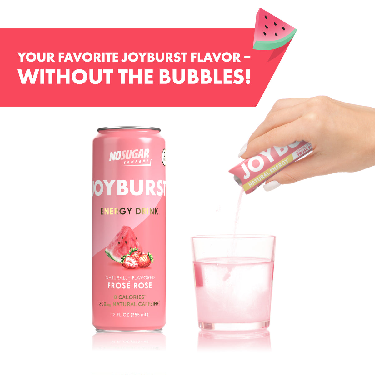 Joyburst Energy Stick - Frosé Rose