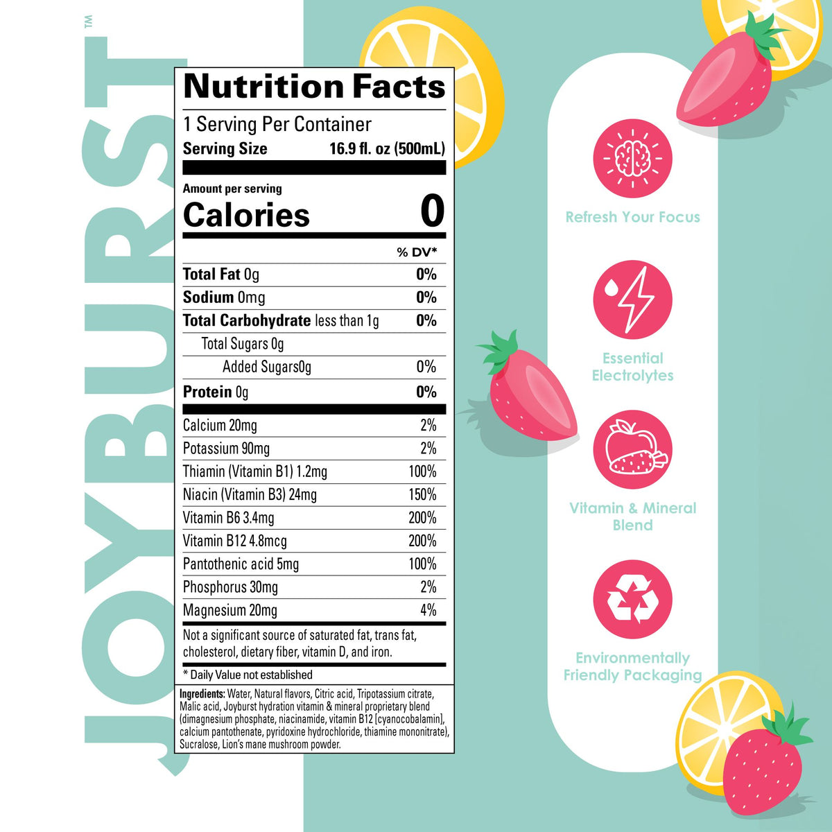 Joyburst Hydration Strawberry-Lemonade